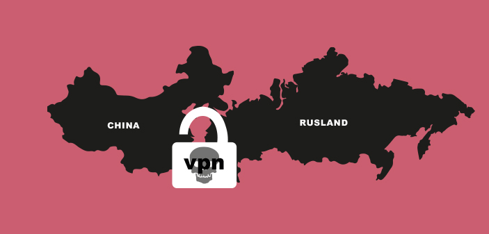 俄罗斯和中国的VPN禁令